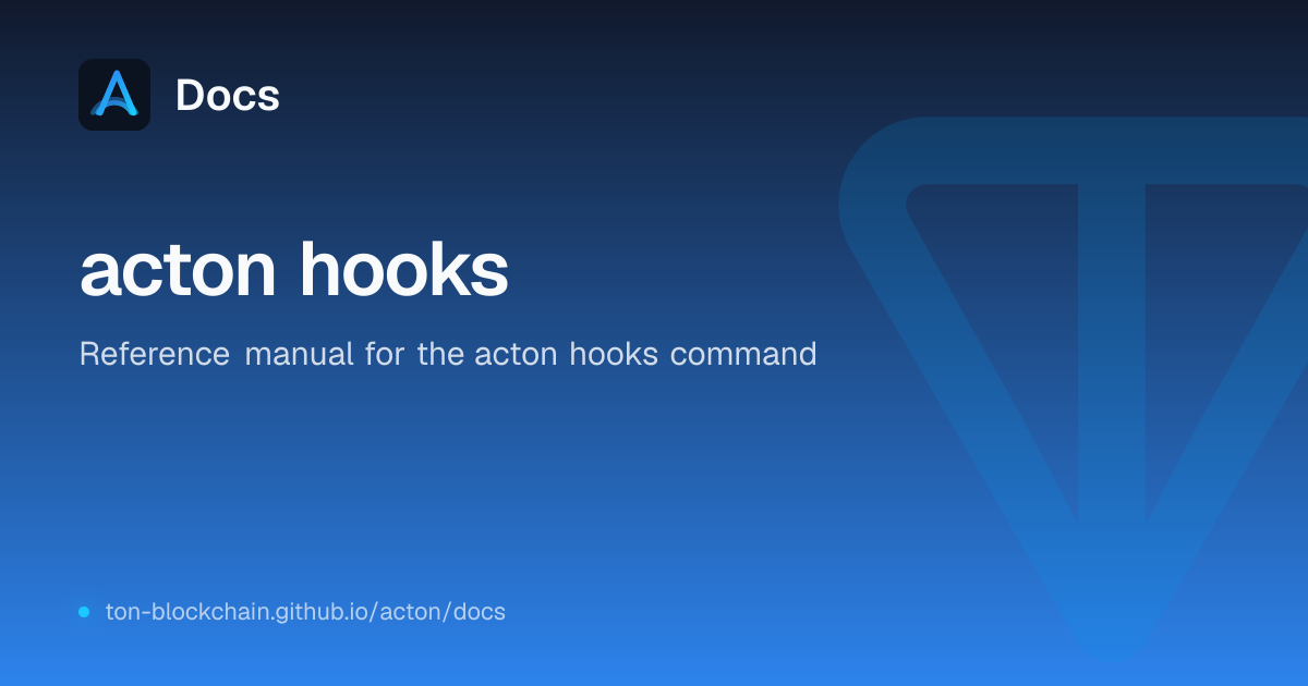 acton hooks