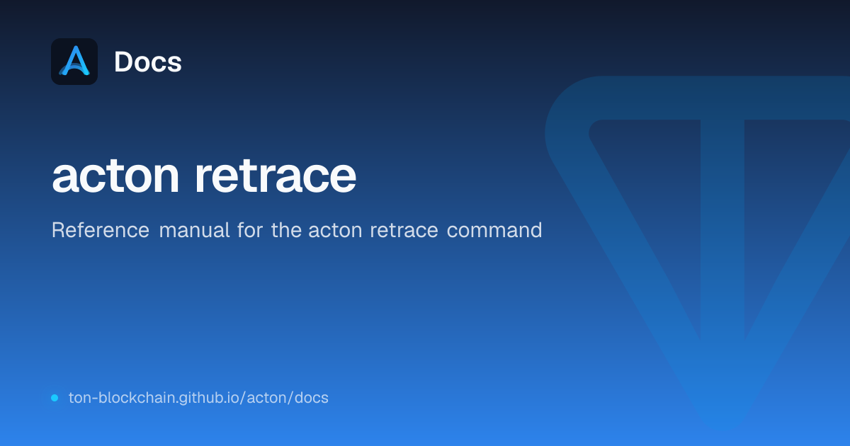 Retaca Crystal acton retrace
