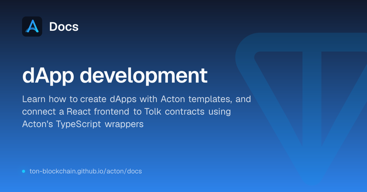 dApp development