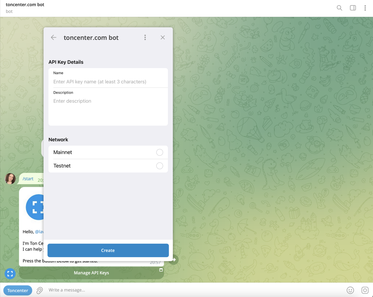 Create API Key